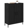vidaXL Sideboard Schwarz Eichen-Optik 69,5 x 34 x 90 cm
