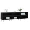 vidaXL TV-Schrank Schwarz 150x30x44,5 cm Holzwerkstoff