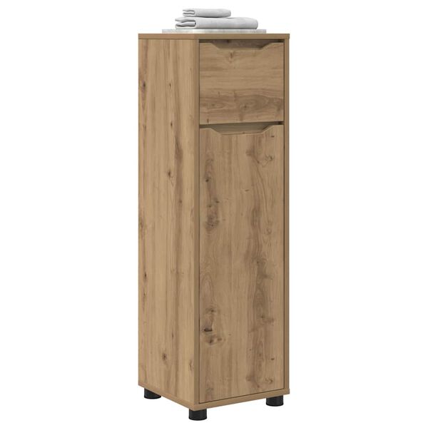 vidaXL Badezimmerschrank mit Regal Artisan-Eiche 30,5 x 30 x 101 cm