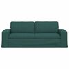 vidaXL Sofa Dunkelgr&uuml;n Gesamtabmessungen: 222 x 80 x 82 cm (B x T x H)