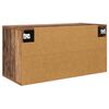 vidaXL Wandmontiertes TV-Regal Altholz 80 x 34,5 x 40 cm Holzwerkstoff