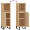 vidaXL Badschrank Sonoma-Eiche 30x30x100 cm Holzwerkstoff