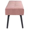 House Nordic Sitzbank Lyla 35x100x44 cm Rosa