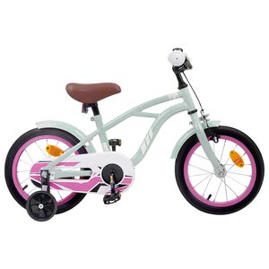 vidaXL Kinderfahrrad 12 Zoll f&uuml;r 2-4 Jahre alt Hellgr&uuml;n
