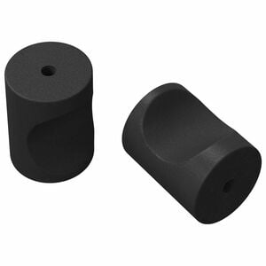 vidaXL Schrankkn&ouml;pfe 2 stk. Schwarz M4 x 12 mm Eisen