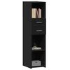 vidaXL Highboard Schwarz 30x42,5x124 cm Holzwerkstoff