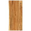 vidaXL Badezimmer-Waschtischplatte Massivholz Akazie 140x52x2,5 cm