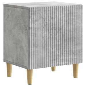 vidaXL Nachttisch Betongrau 43 x 34,5 x 50 cm Holzwerkstoff