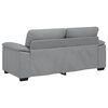 vidaXL 2-Sitzer-Sofa Hellgrau 180x81x84 cm Stoff
