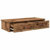 vidaXL Wandregal mit Schubladen Altholz-Optik 80x31x17cm Holzwerkstoff