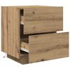 vidaXL Nachttisch 2 pcs Artisan-Eiche 45 x 40 x 55 cm Holzwerkstoff