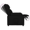 vidaXL Relaxsessel Schwarz Kunstleder