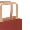 vidaXL Papiertragetaschen 250 Stk. mit Henkeln Rot 21x11x36 cm