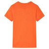 Kinder-T-Shirt Dunkelorange 104