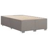 vidaXL Bettgestell ohne Matratze Taupe 120x190 cm Stoff