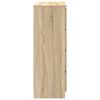 vidaXL Sideboard Sonoma-Eiche 80x35x99 cm Holzwerkstoff
