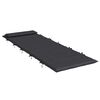 vidaXL Sonnenliegen-Auflage Schwarz 180x60x4 cm Oxford-Gewebe