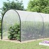 vidaXL Transparente Plane mit &Ouml;sen 10x12 m Polyethylen