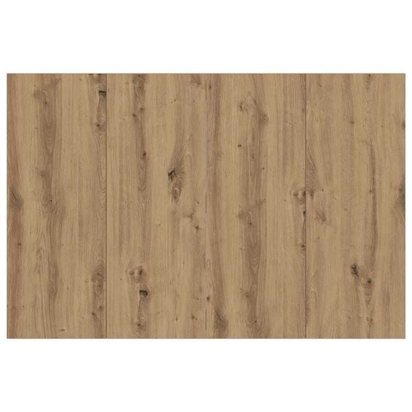 vidaXL Kopfteil Artisan-Eiche 120x1,5x80 cm Holzwerkstoff