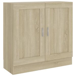 vidaXL B&uuml;cherschrank Sonoma-Eiche 82,5x30,5x80 cm Holzwerkstoff