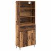 vidaXL Highboard 2 Stk. Altholz 69,5 x 34 x 180 cm