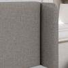 vidaXL Kopfteil Ohr Taupe 40,5 x 40,5 x 4 cm Stoff
