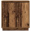 vidaXL LED-Sideboard mit Regal Altholz 71 x 34,5 x 75 cm Holzwerkstoff