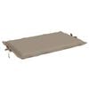 vidaXL Sonnenliegen-Auflage Taupe 186x58x4 cm Oxford-Gewebe