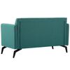 vidaXL 2-Sitzer-Sofa Stoff 115x60x67 cm Gr&uuml;n