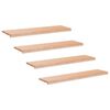 vidaXL Treppenstufen 4 stk. 120 x 25 x 2 cm Natur Massivholz Buche