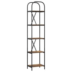 vidaXL B&uuml;cherregal 5 Ebenen 40 x 30 x 183 cm Holzwerkstoff