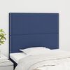 vidaXL Kopfteil Blau 90x5x118/128 cm Stoff