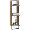 vidaXL Wandregal Artisan-Eiche 30 x 25 x 100 cm Holzwerkstoff
