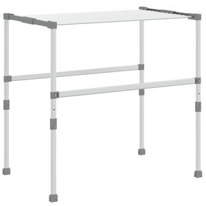 vidaXL W&auml;schetrockner 83x(50-55)x(40-85) cm Aluminium