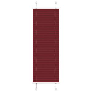 vidaXL Plissee Bordeauxrot 40x100 cm Stoffbreite 39,4 cm Polyester
