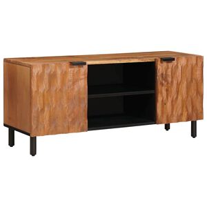 vidaXL TV-Schr&auml;nk mit Regal Akazienbraune Oberfl&auml;che 105 x 33 x 46 cm