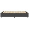 vidaXL Boxspring-Bettgestell Grau Stoff 180x200 cm