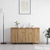 vidaXL Sideboard Artisan-Eiche 135 x 41 x 75 cm Holzwerkstoff