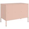 vidaXL TV-Schrank Rosa 68x39x50,5 cm Stahl