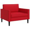 vidaXL XL-Sessel Rot Kunstleder