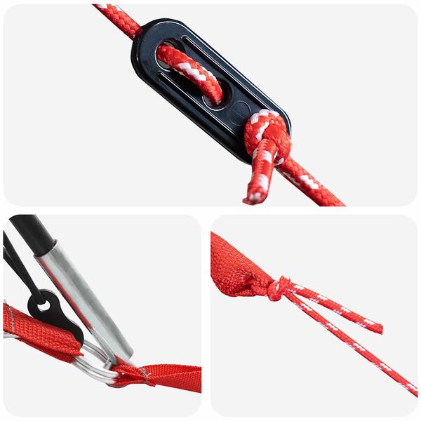 vidaXL Familienzelt mit Dach Blau und Grau 460 x 430 x 214 cm