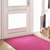 vidaXL Fu&szlig;matte Rosa und Schwarz 120 x 350 cm Polyamid und PVC