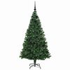 vidaXL K&uuml;nstlicher Weihnachtsbaum mit 300 LEDs mit St&auml;nder Gr&uuml;n 180 cm