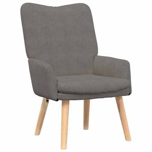 vidaXL Sessel Hellgrau 63 x 67 x 94 cm Stoff