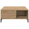 vidaXL Couchtisch Artisan-Eiche 80 x 80 x 36,5 cm Holzwerkstoff