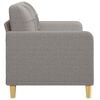 vidaXL 2-Sitzer-Sofa Taupe 140 cm Stoff