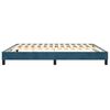 vidaXL Boxspringbettgestell Dunkelblau 180x200 cm Samt
