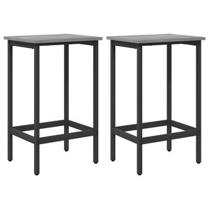 vidaXL Barhocker 2 stk. Sonoma-Grau 40 x 32 x 64 cm Holzwerkstoff