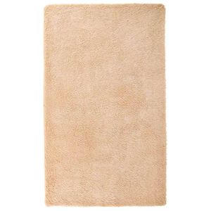 vidaXL Teppich Shaggy Hochflor NAVARRA Beige 60x100 cm Polyester