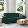 vidaXL 3-Sitzer-Sofa Dunkelgr&uuml;n 220x78x84 cm Samt